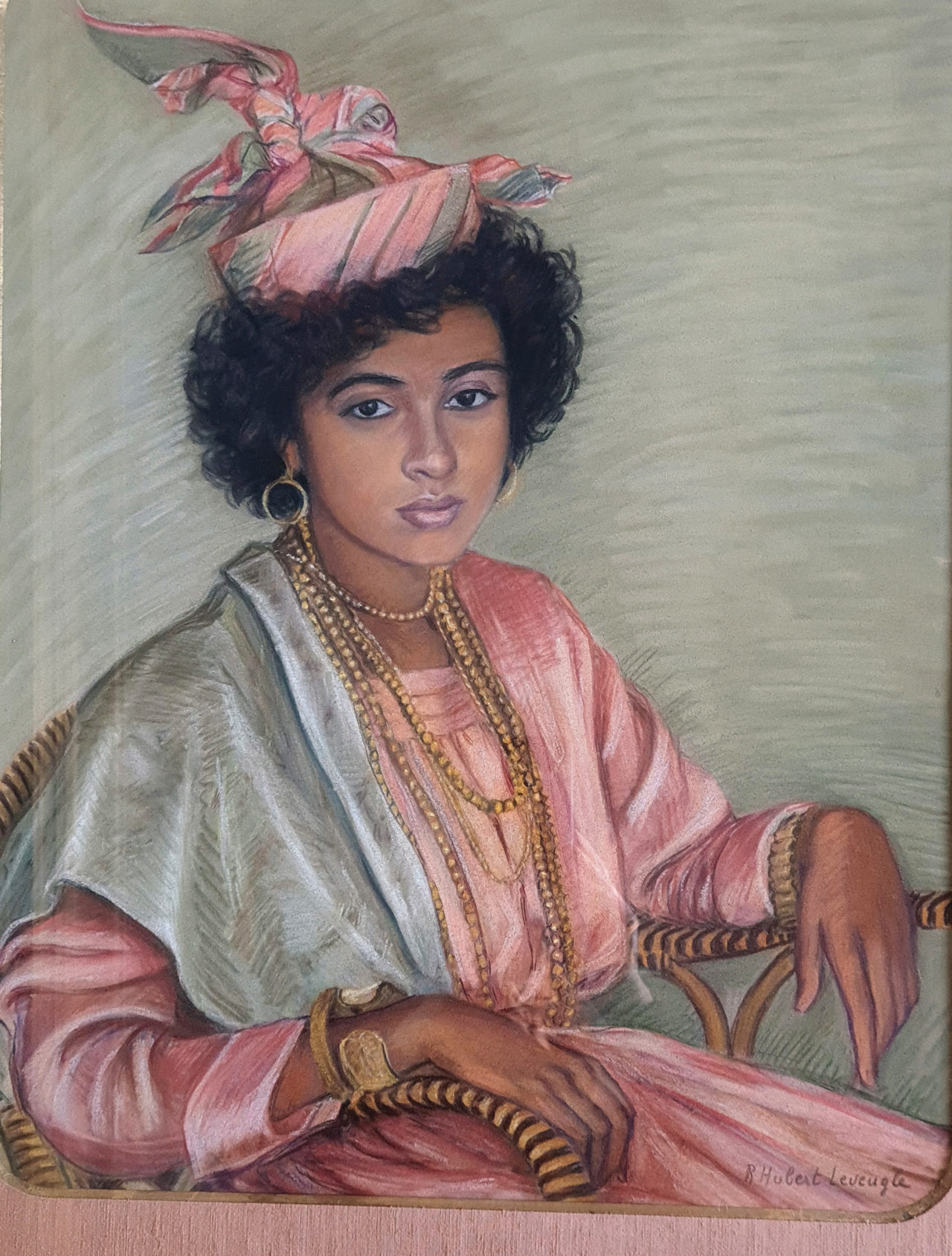 Pastel - Portrait de Nadine