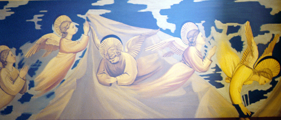Huile - copie d'après fresque de Giotto di Bondone