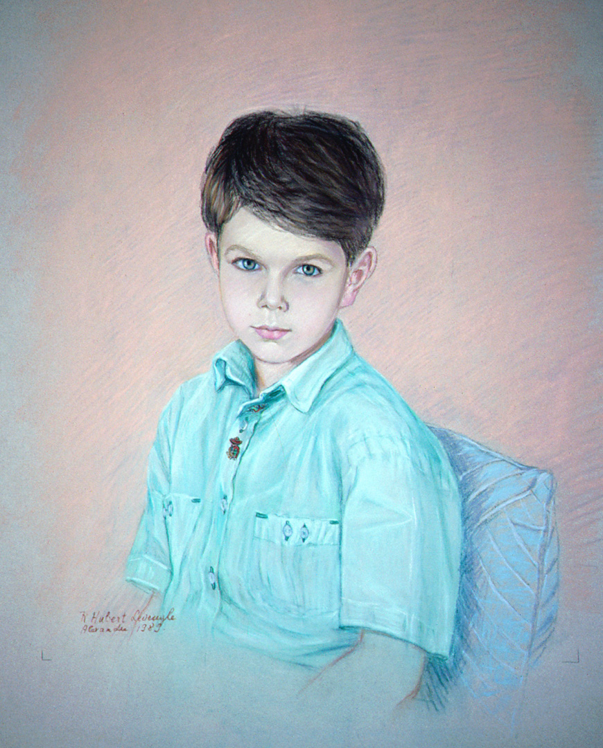 Pastel - Portrait d'Alexandre