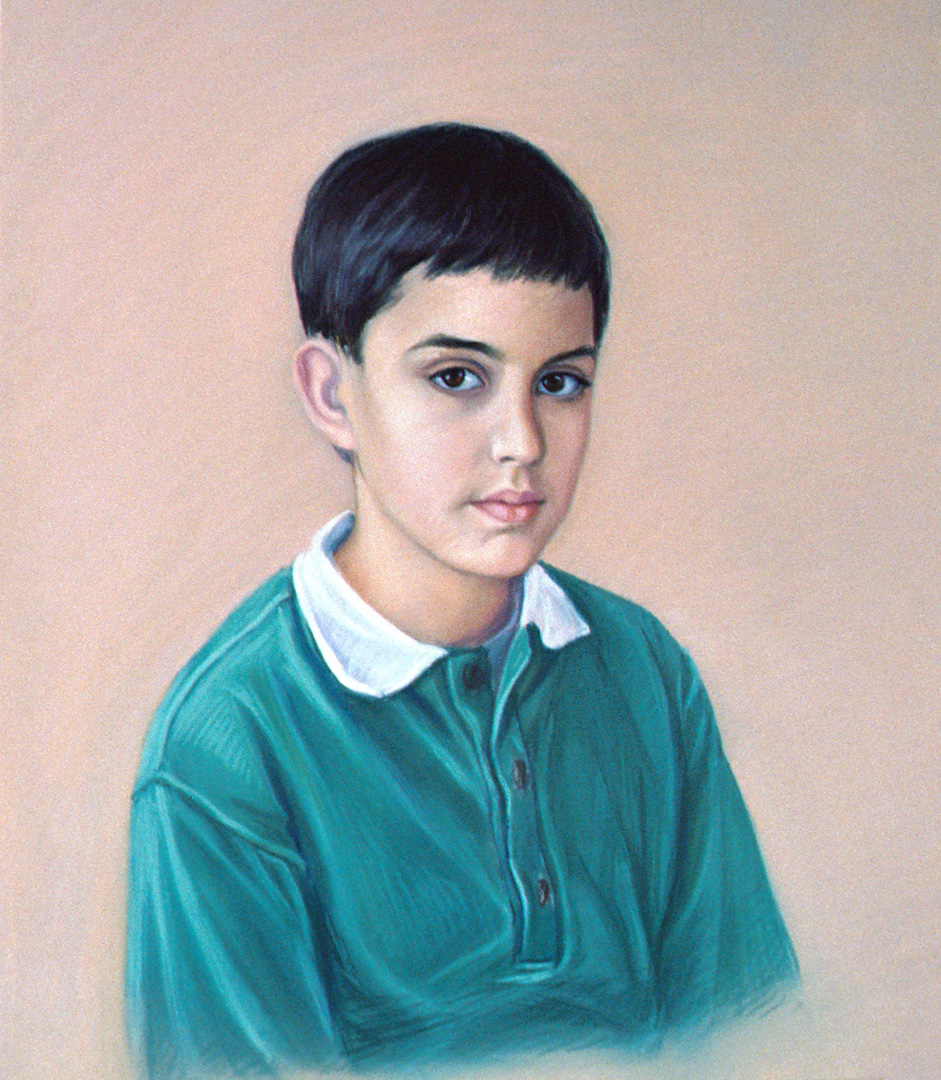 Pastel - Portrait d'enfant