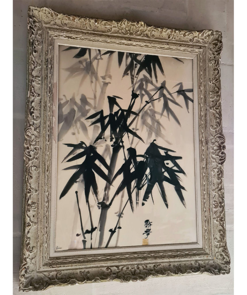 Peinture sur soie - Liao Xinxue - Bambous