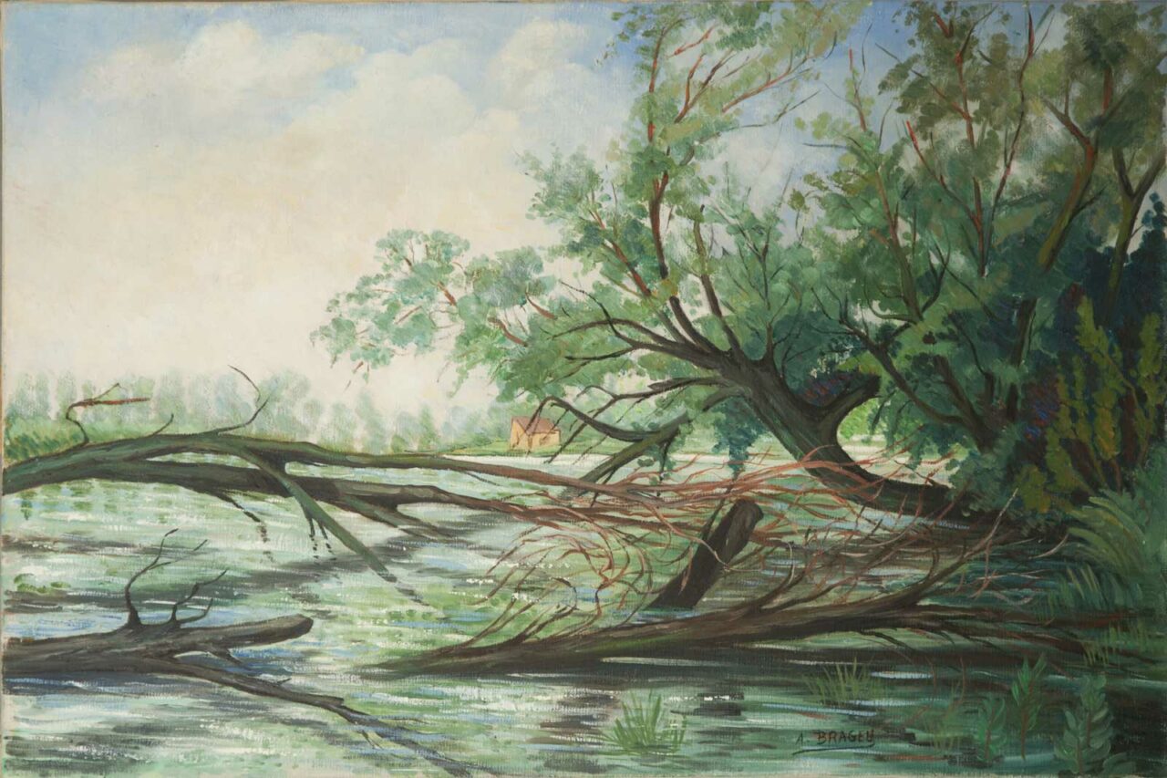 Huile - A. Brageu -Annay-sous-Lens - Les Marais