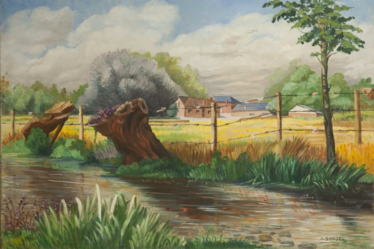 Huile - A. Brageu - Douai - La Sensée