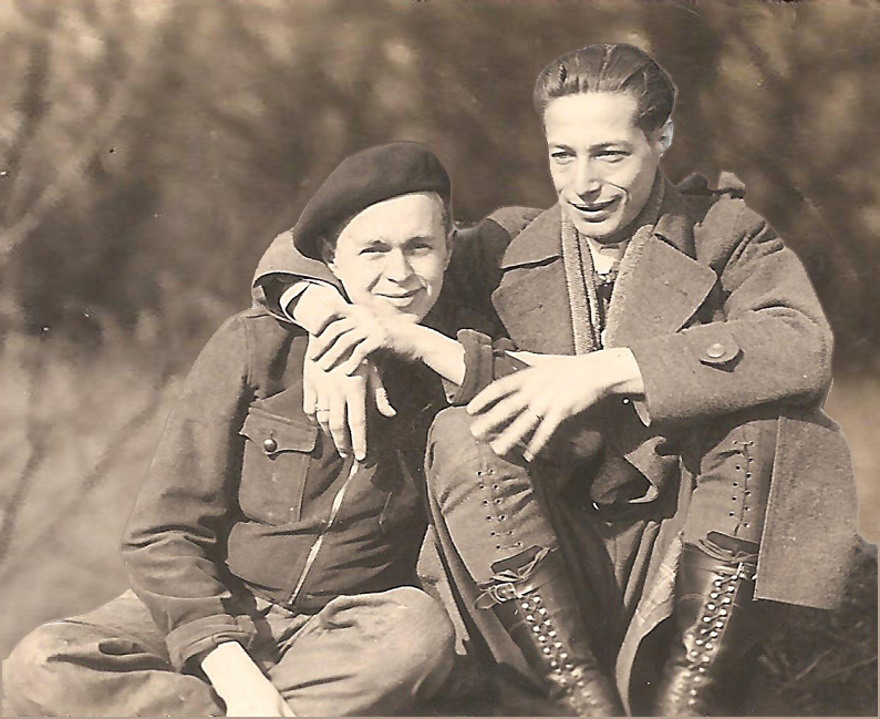 Peintres André Brageu et Henry Lheureux