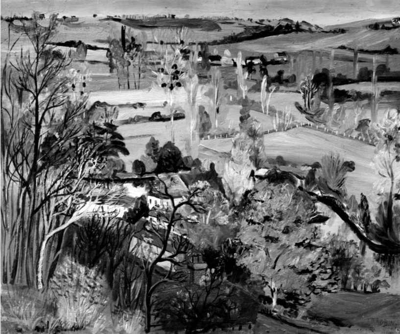 LP. Robin - Paysage du Loir-et-Cher 1949